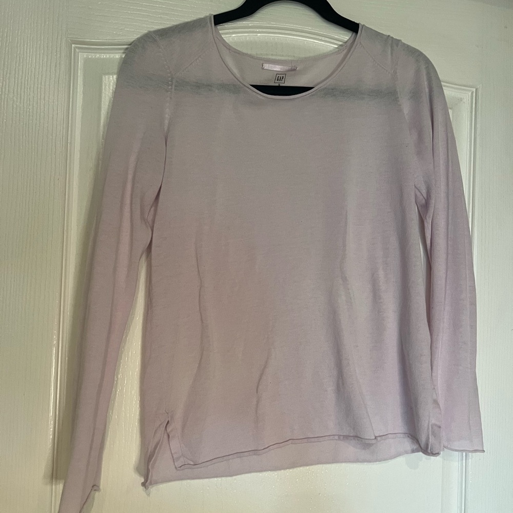 GAP Soft Pink Long Sleeve Tee